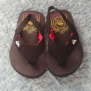 Quiksilver little boys flip flops